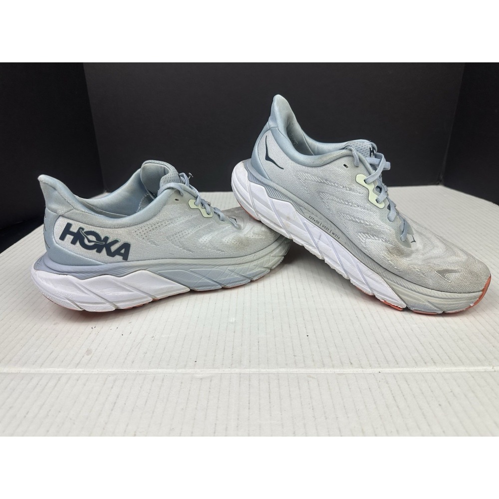 Hoka One One Wmns Arahi 6 1123195 PABF Blue Running Shoes Sz 8B  No Insoles